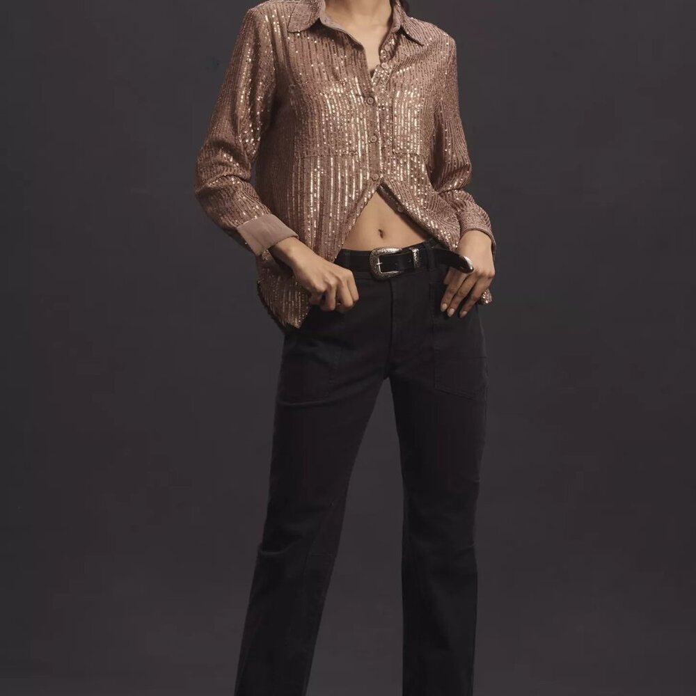 The Wanderer Mid-Rise Relaxed-Leg Pants by Pilcro          NWT- never worn